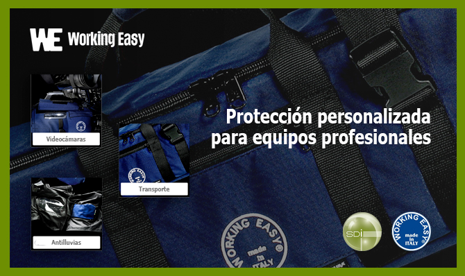 working easy, bolsa, mochila, trolley, accesorios, transporte, camara, video, baterias, objetivo, optica, sdi, sdi video