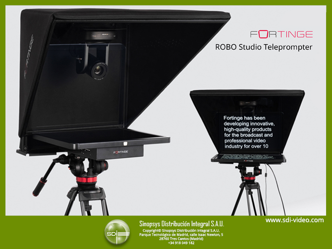 sdi. sdi video. fortinge. teleprompter. telepronter. monitor. 4k. uhd. hd. tactil. hdmi.